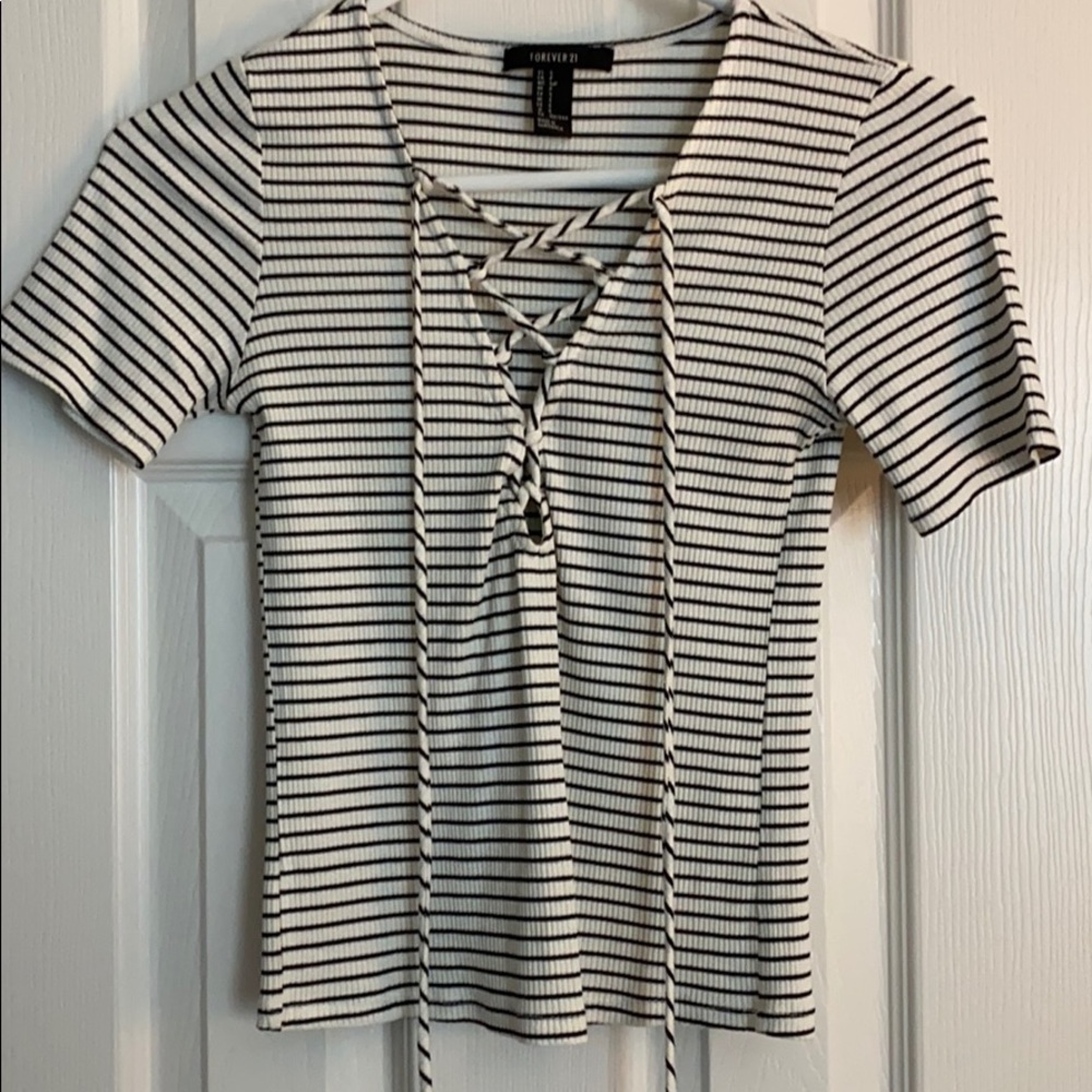 Forever 21 Striped Top
